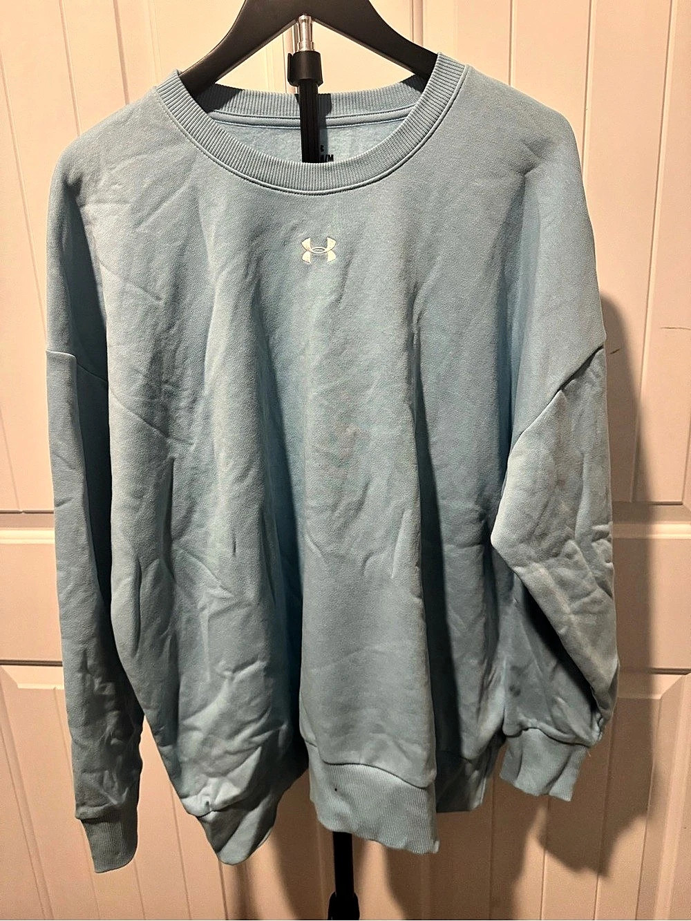Under Armour Rival Fleece Crewneck Sweatshirt Blue Medium